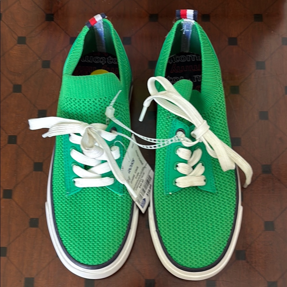 Green Canvas Sneakers